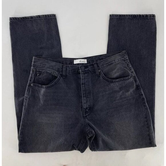 KanCan Dixon Ultra High Rise 90's Boyfriend Jeans Black/Gray Distressed Sz 15/31 - Picture 3 of 13